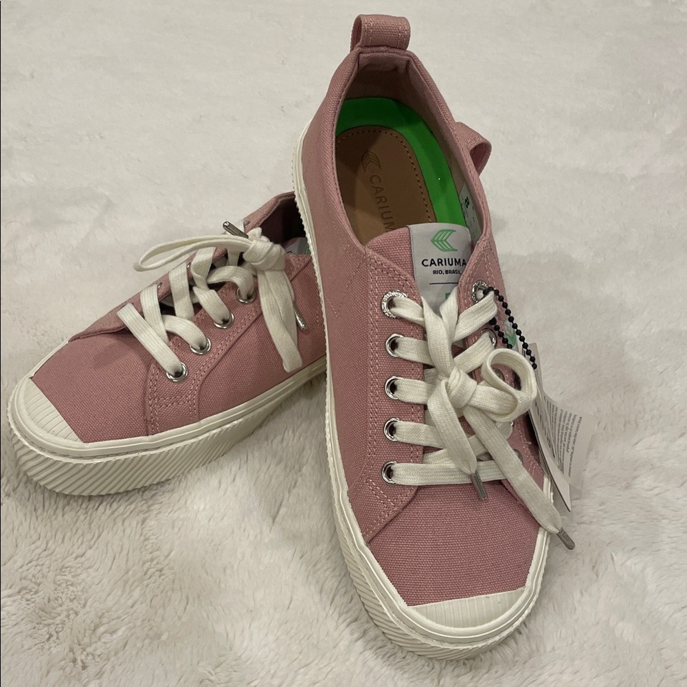 Cariuma Women's Blush Pink Canvas Sneakers